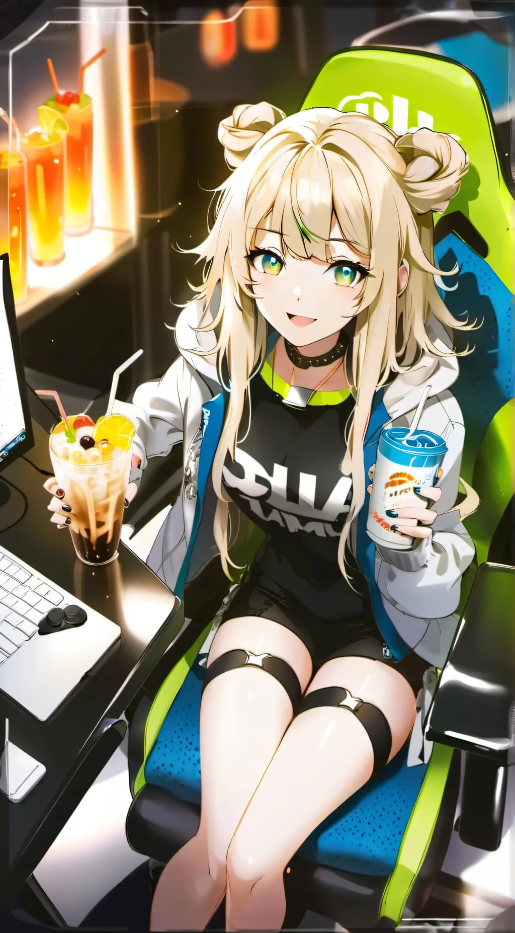 ai character: Nature Gamer background