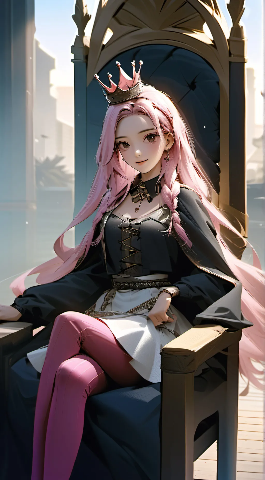 ai character: Queen Sofie  background