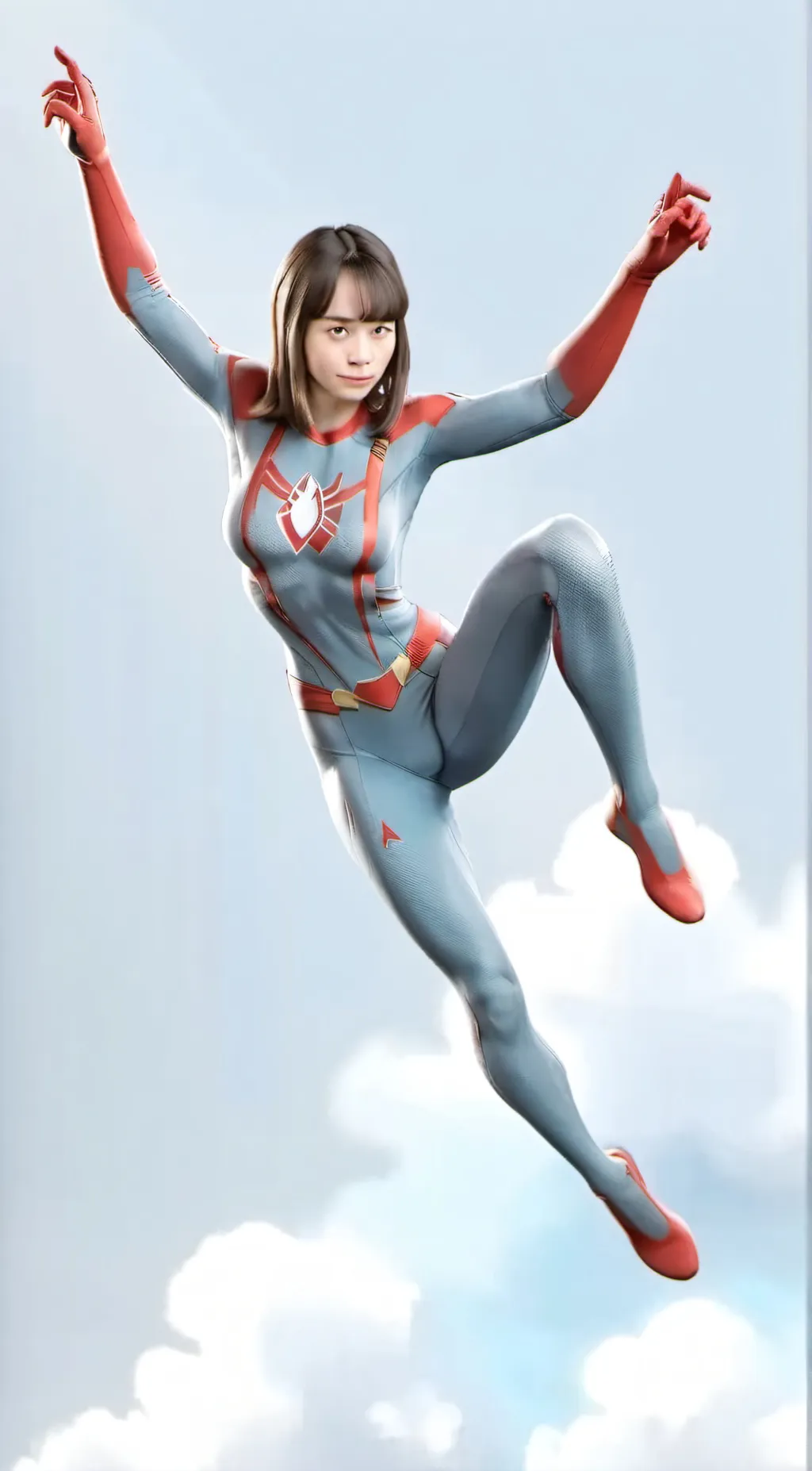 ai character: Yua spider-girl  background
