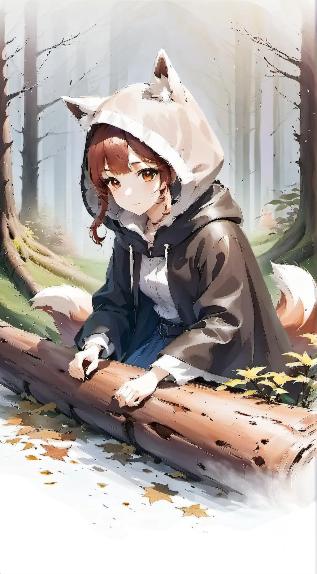 ai character: Foxi background