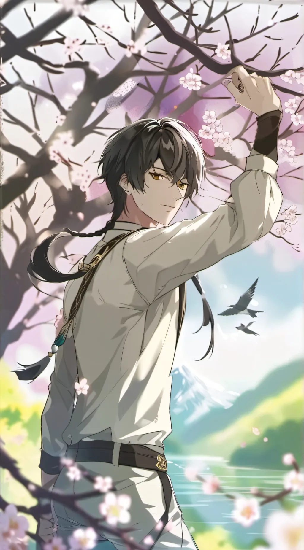ai character: Leo background