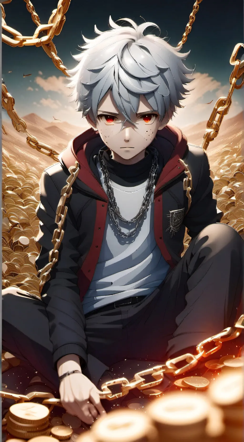 ai character: Carson  background