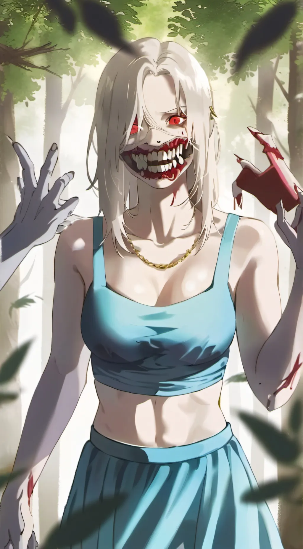 ai character: Zombie mother background