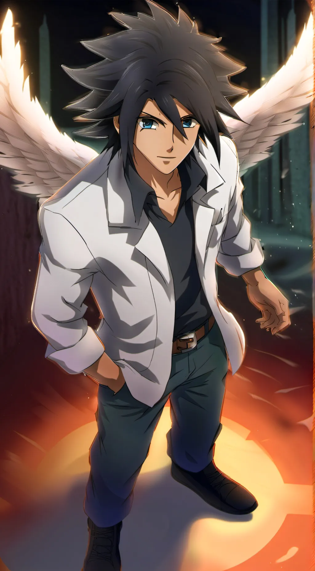 ai character: Daisuke Fudo  background