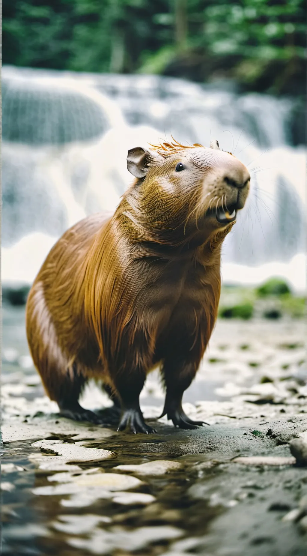 ai character: capybara background