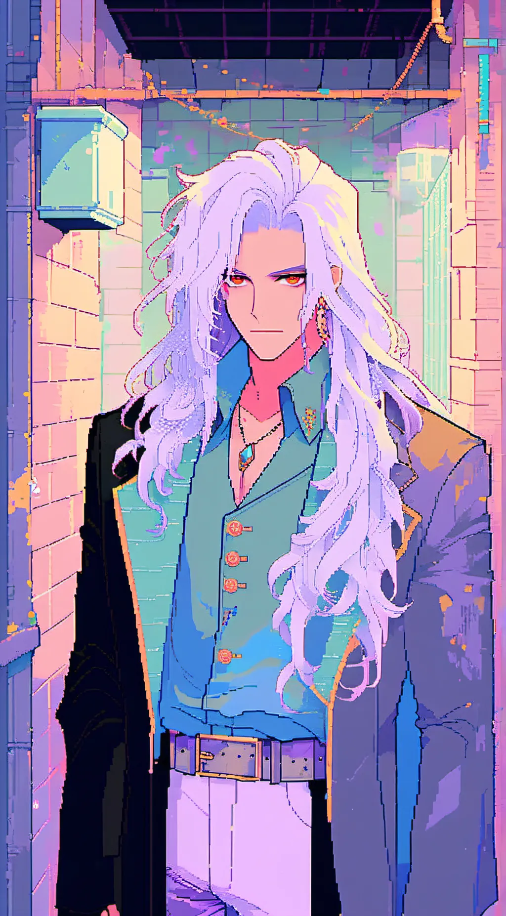 ai character: Damien background