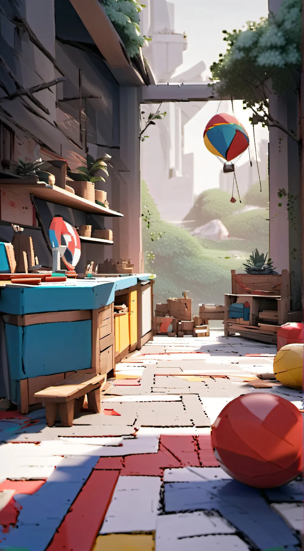ai character: "the hour of joy" background