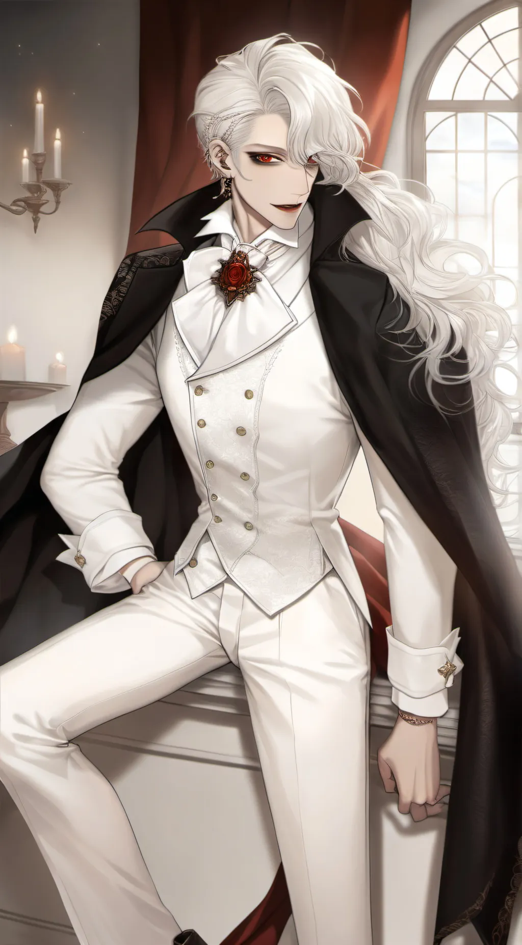 ai character: Damian  background
