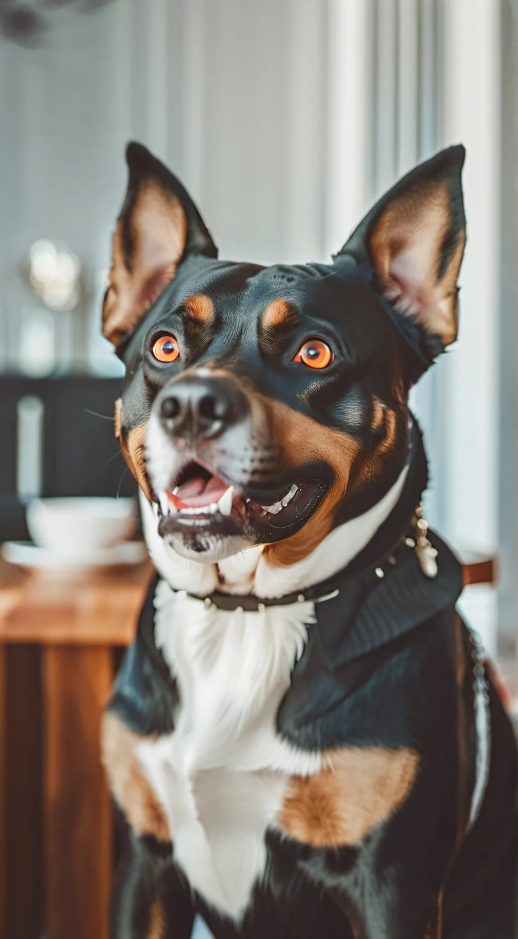 ai character: Hypno dog background