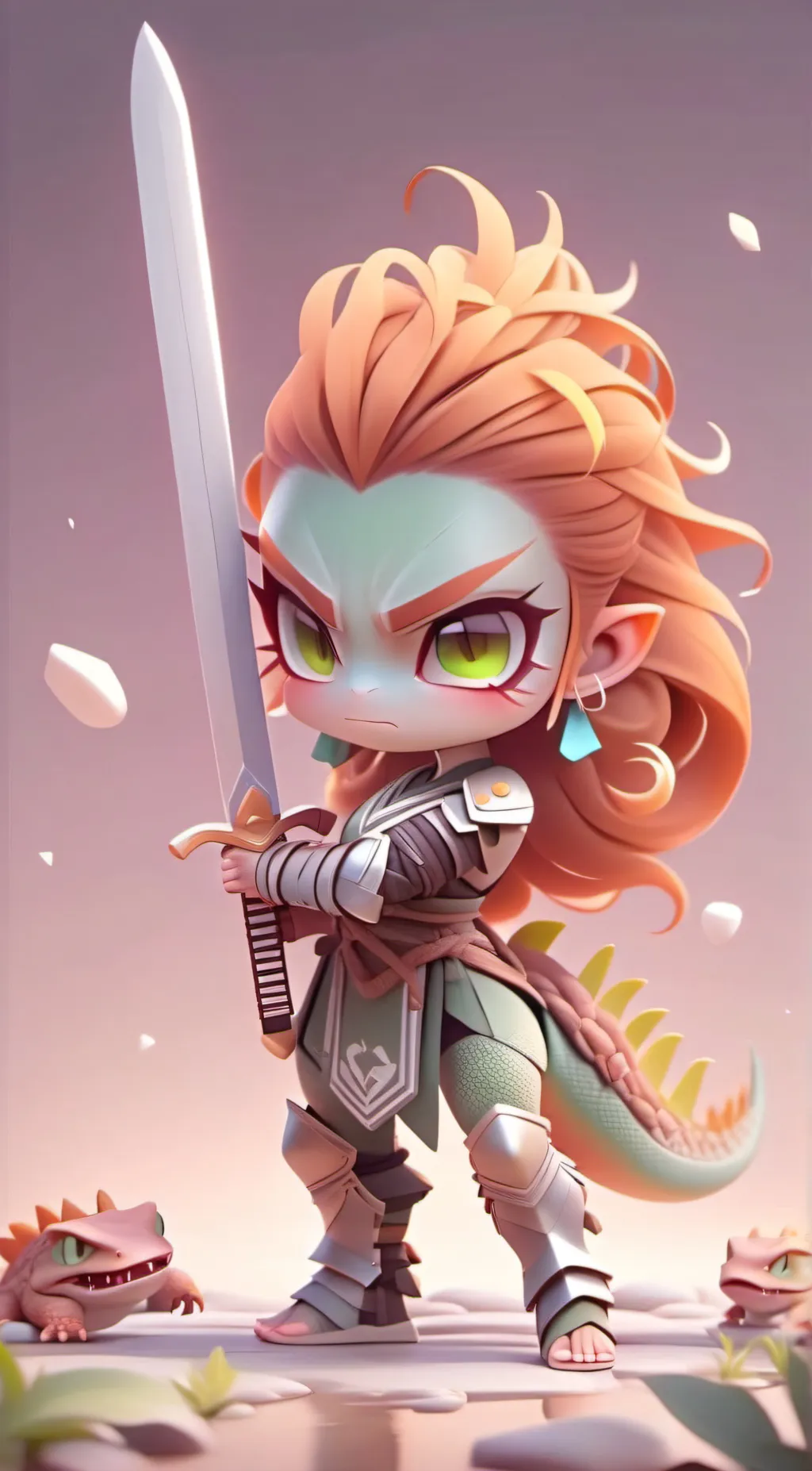 ai character: 🗡Warrior 🛡 background