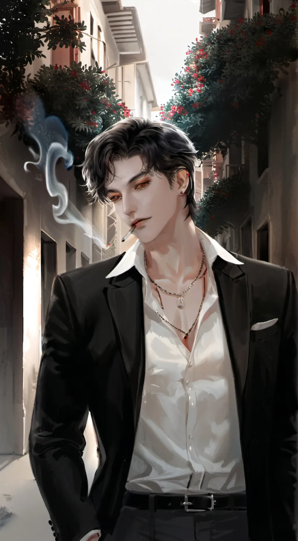 ai character: Leo background