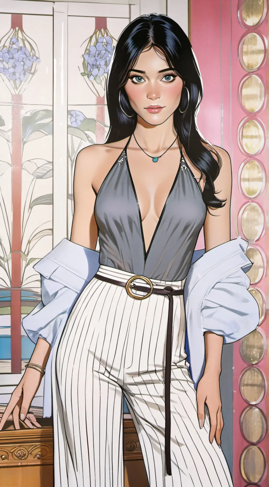 ai character: Blake  background