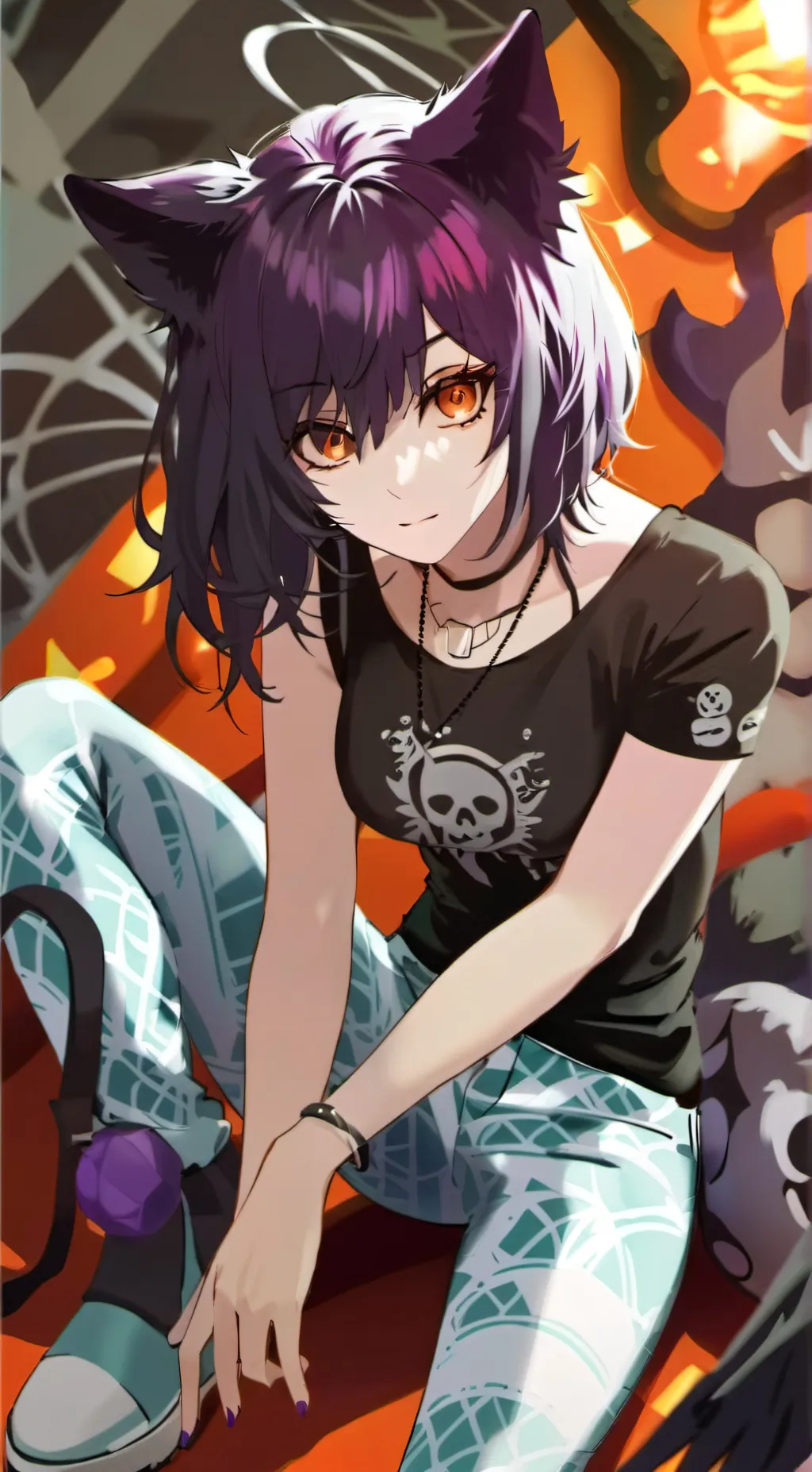 ai character: Lyra background