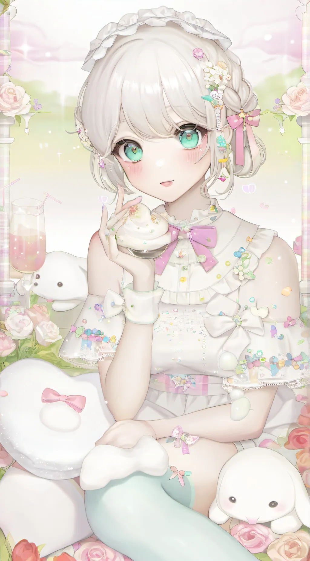 ai character: Mira  background
