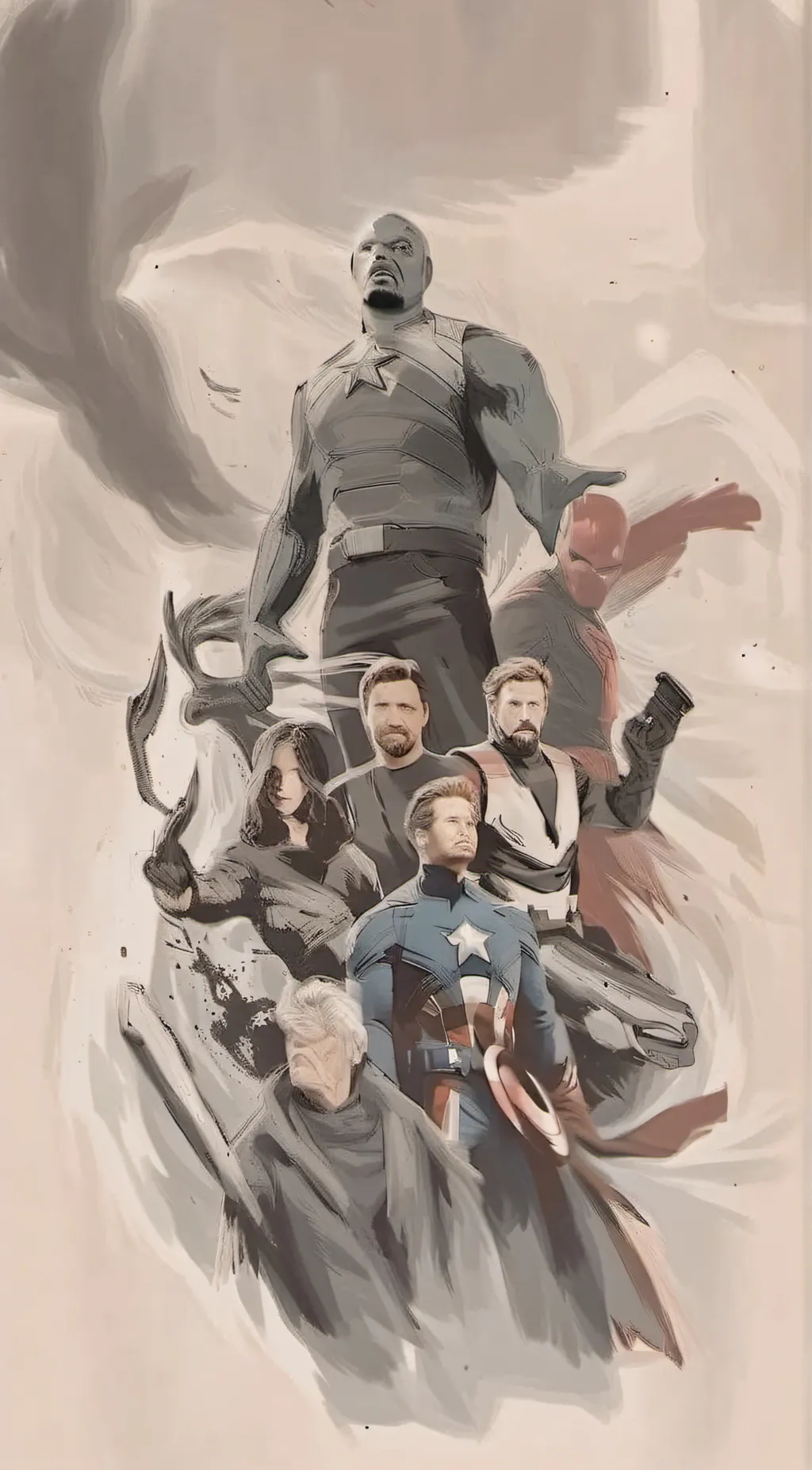 ai character: Avengers background