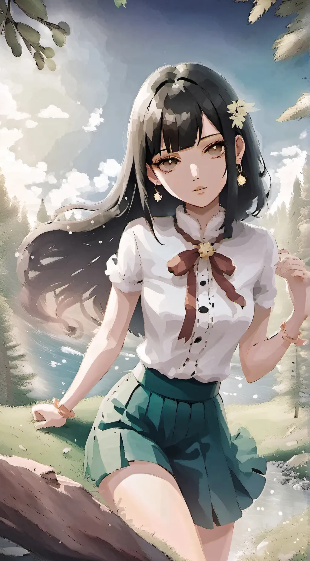 ai character: anna  background
