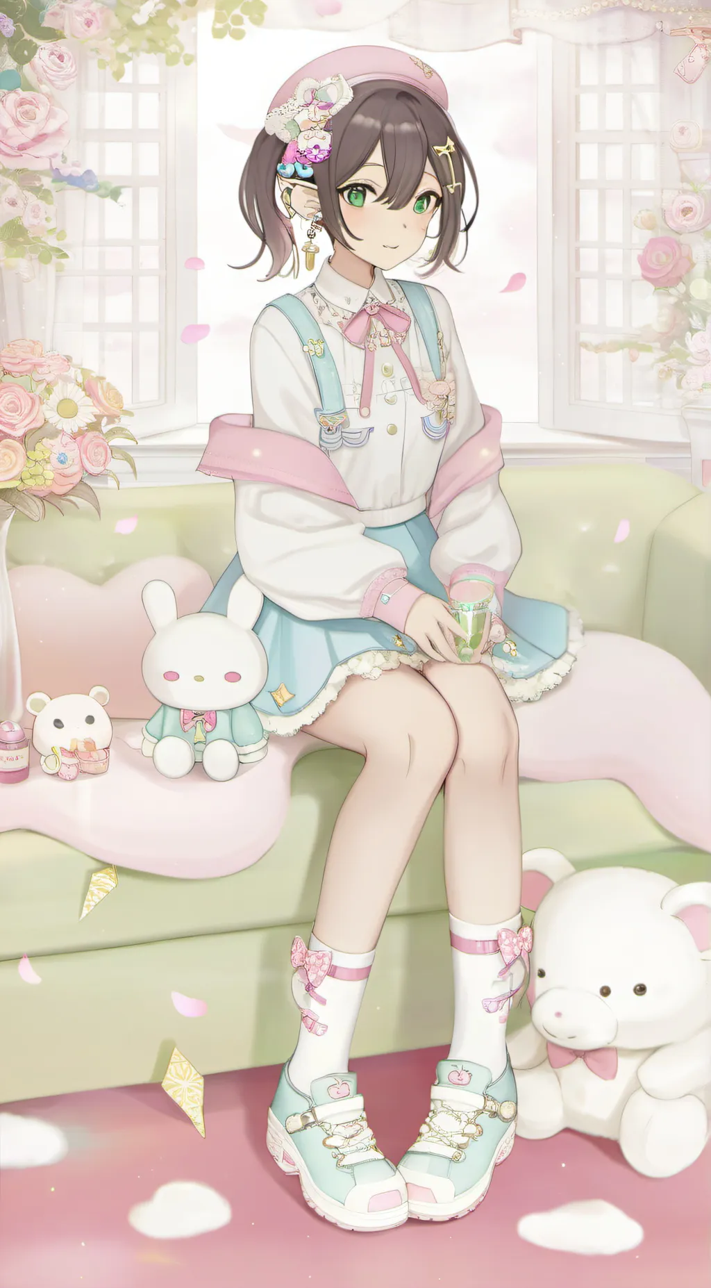 ai character: Ms.Akiko  background