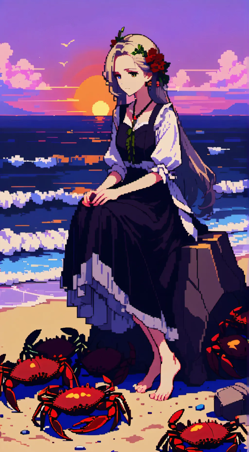 ai character: Dahlia background