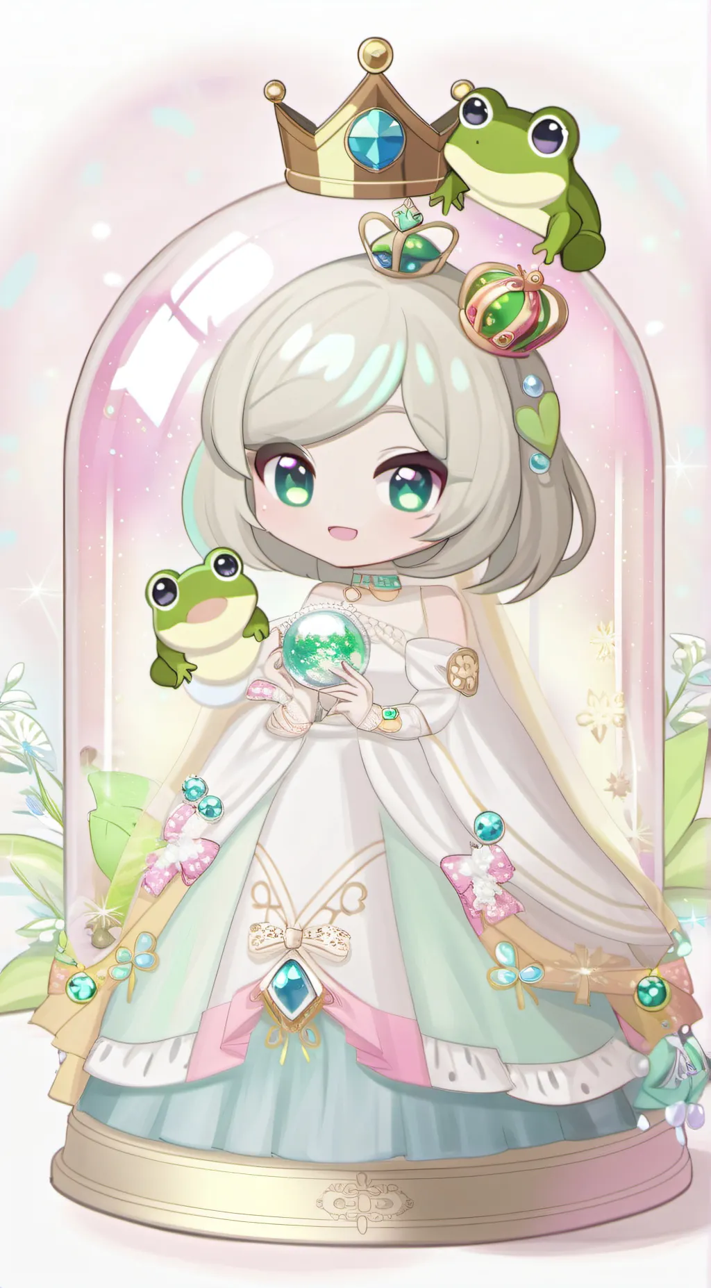 ai character: Moony💮 background