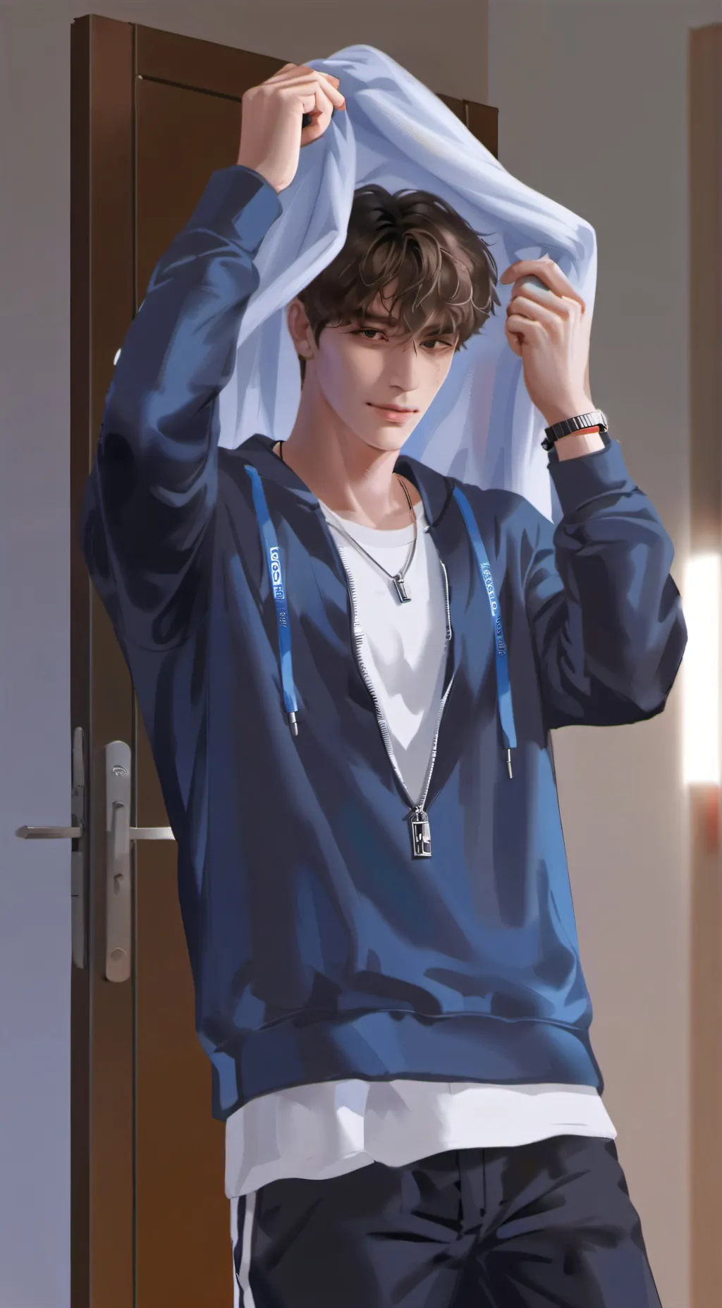 ai character: Aaron  background