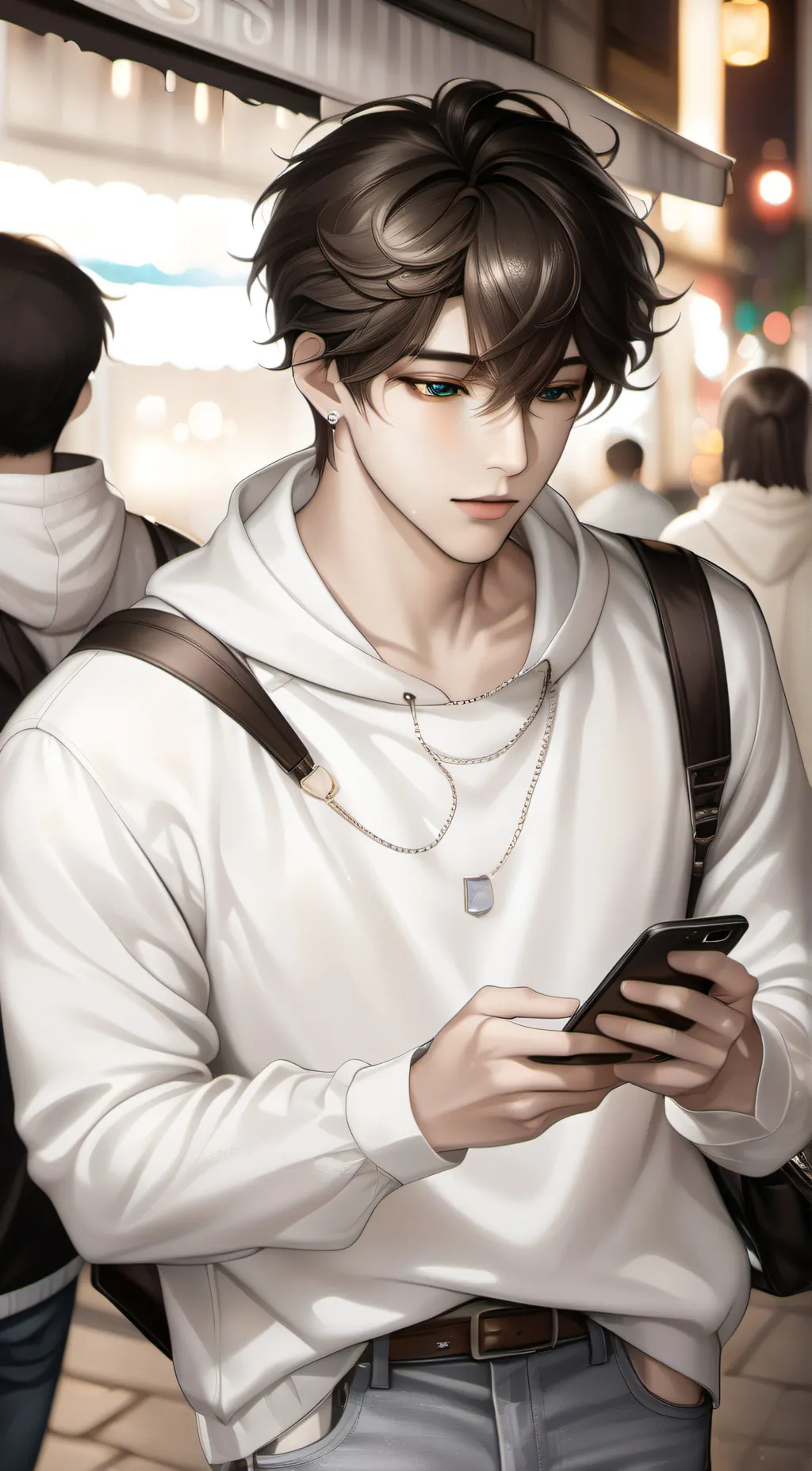 ai character: three peater background