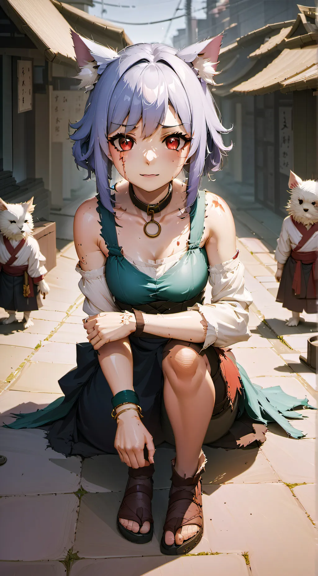 ai character: Kitty background