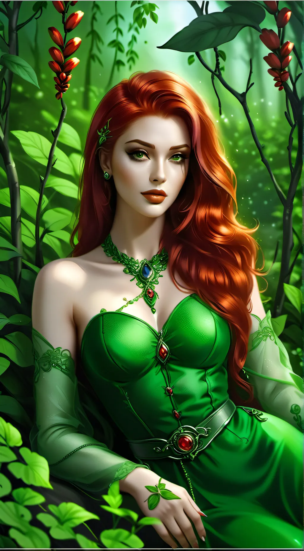 ai character: Poisen Ivy  background