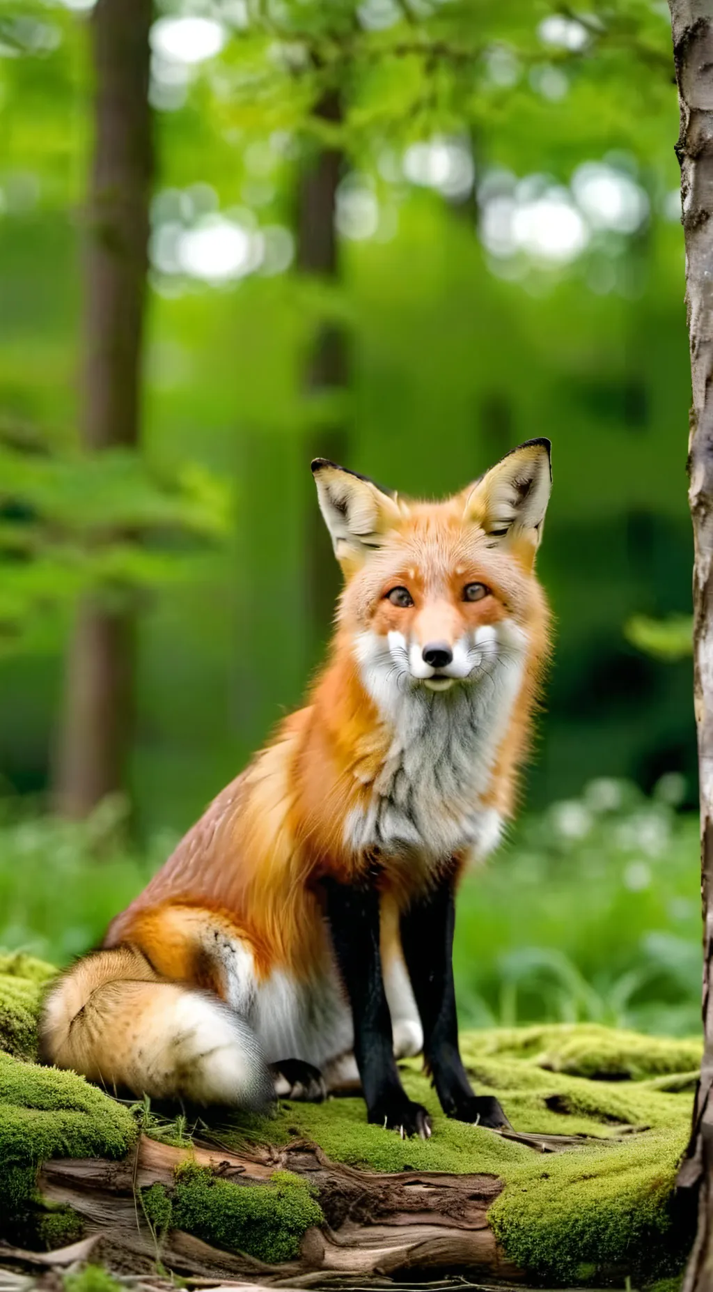 ai character: Fox background