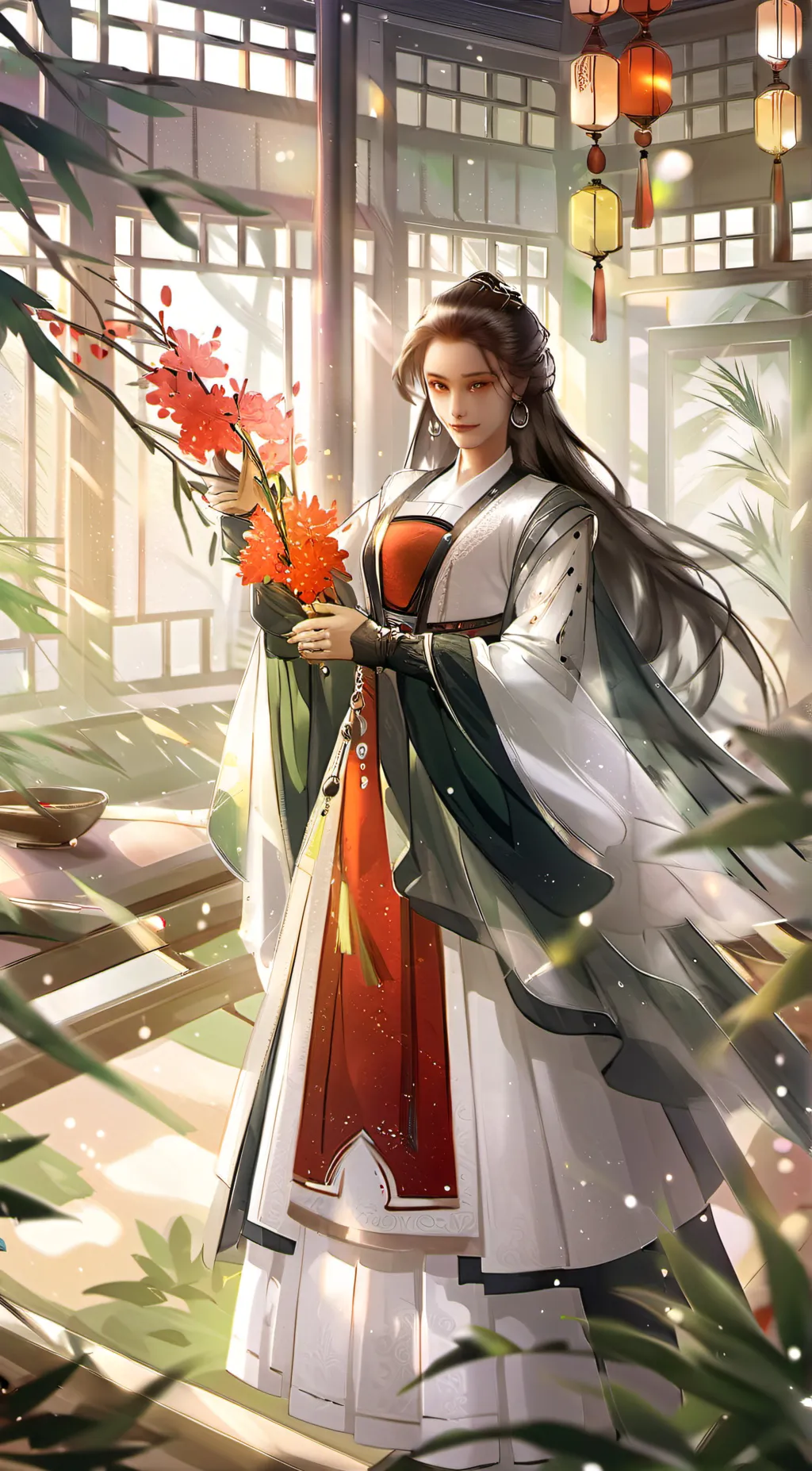 ai character: Jade background