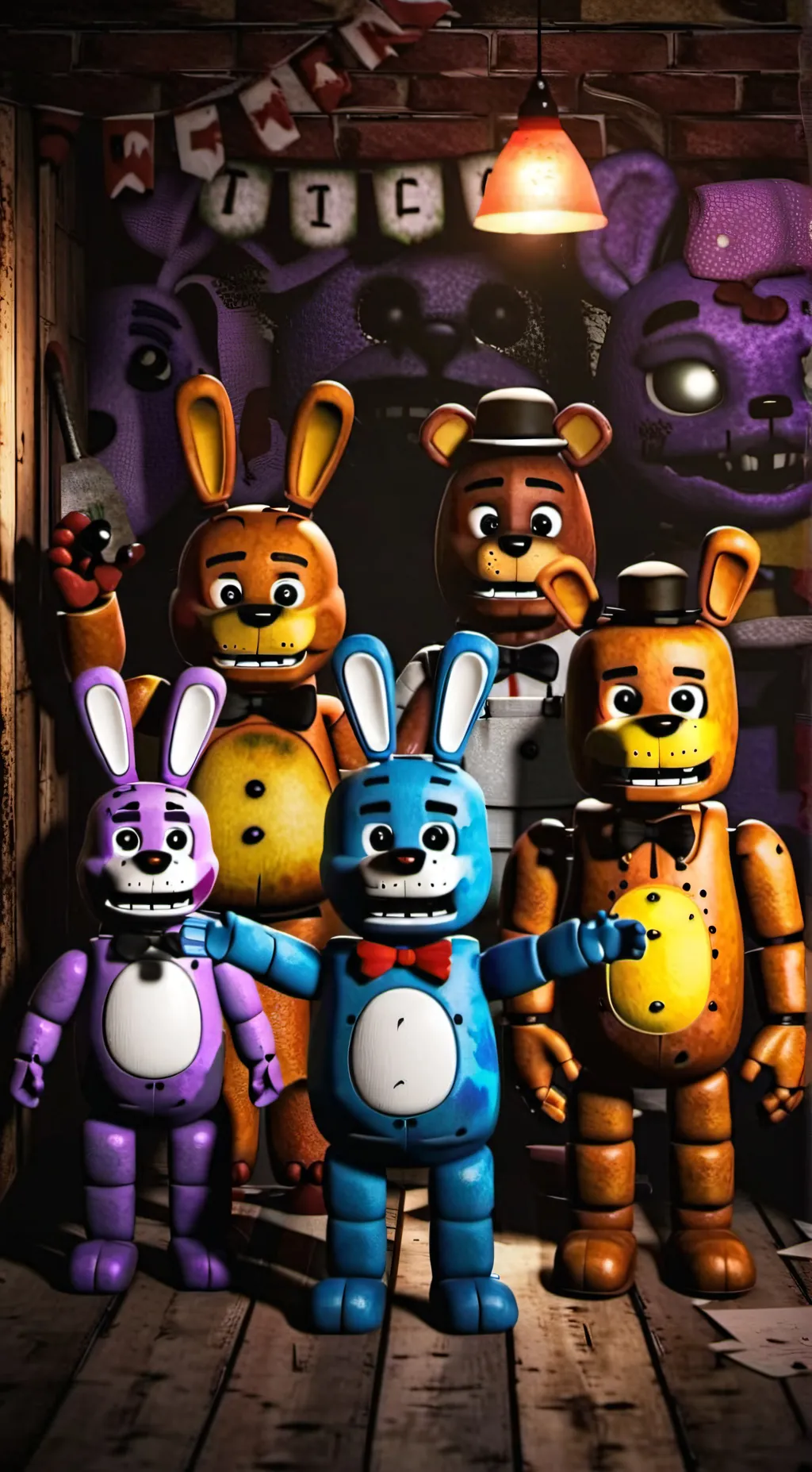 ai character: FNAF background