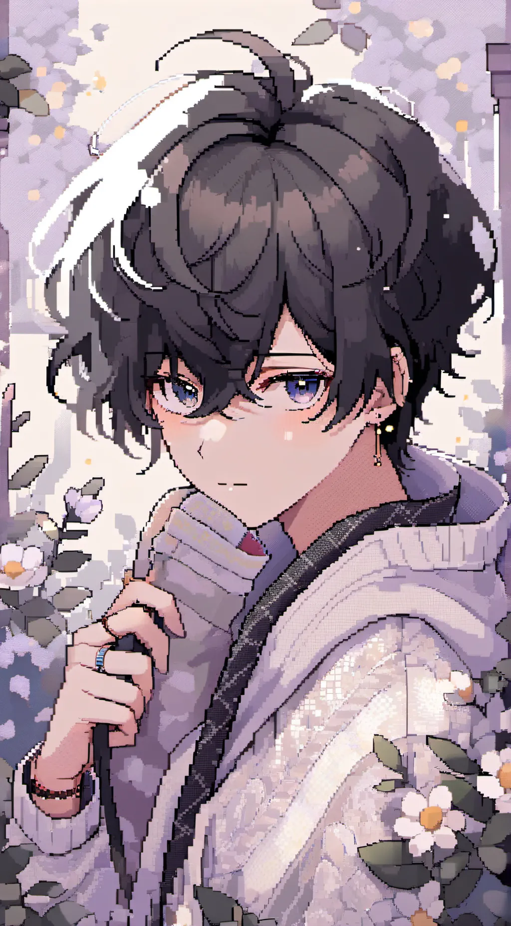 ai character: crystal☆ background