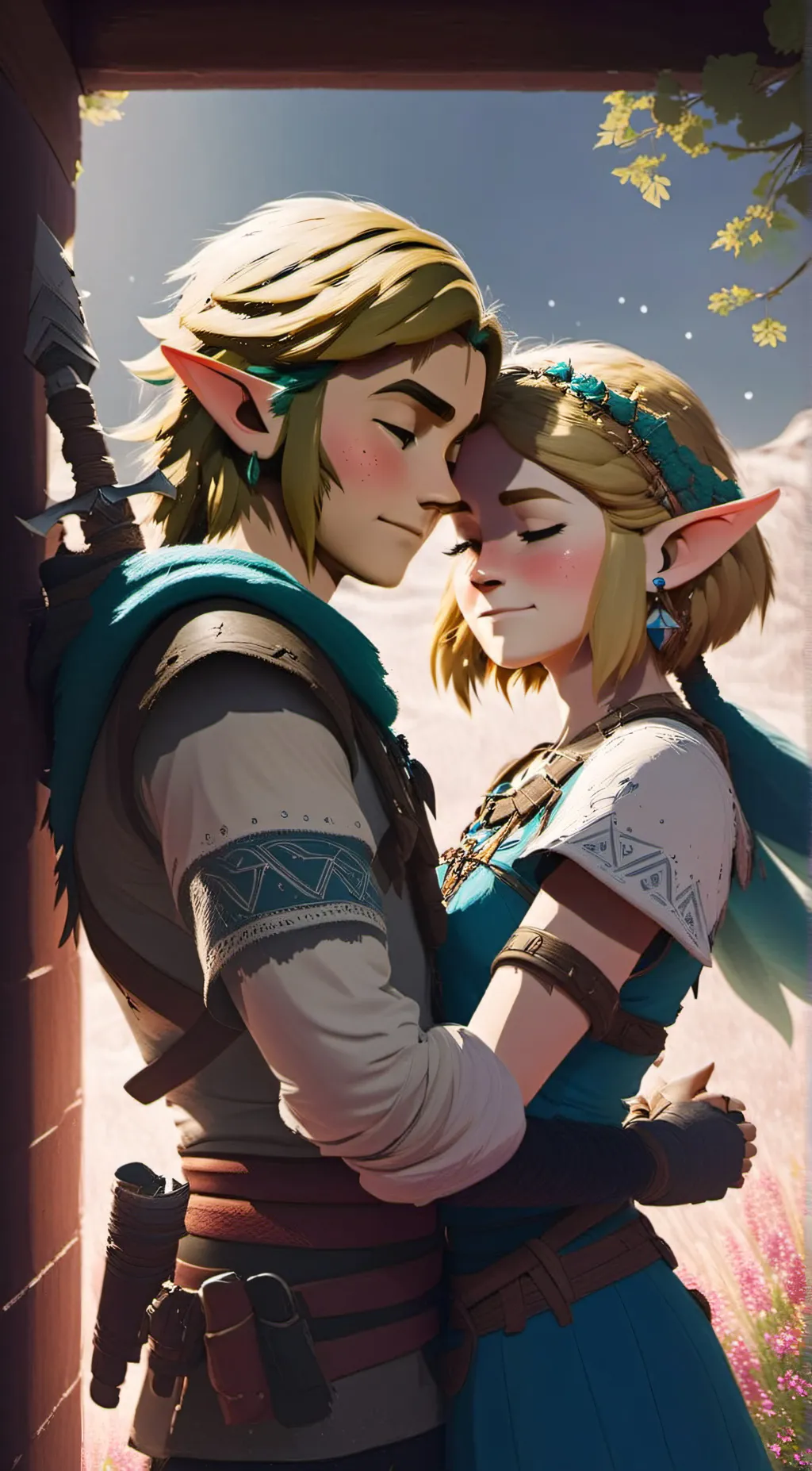 ai character: Zelda background