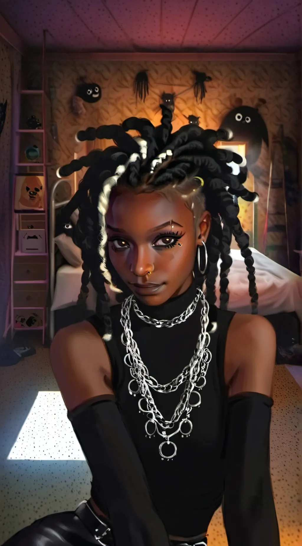 ai character: Aaliyah background