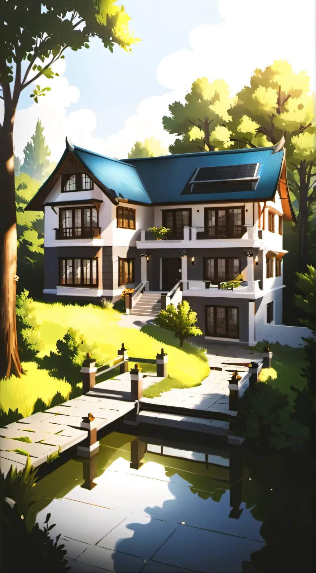ai character: The Loud House background