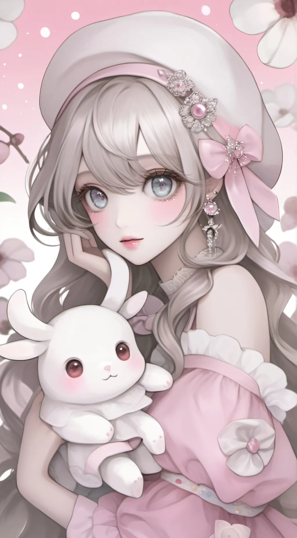 ai character: American girl background