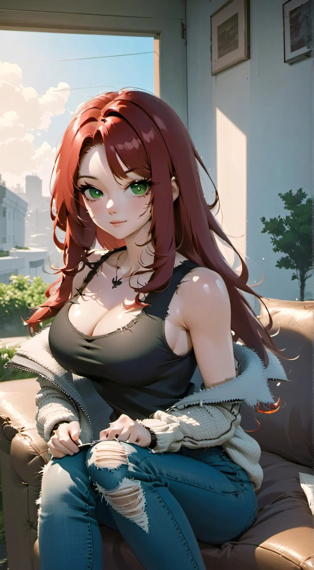 ai character: Mary Jane Watson  background
