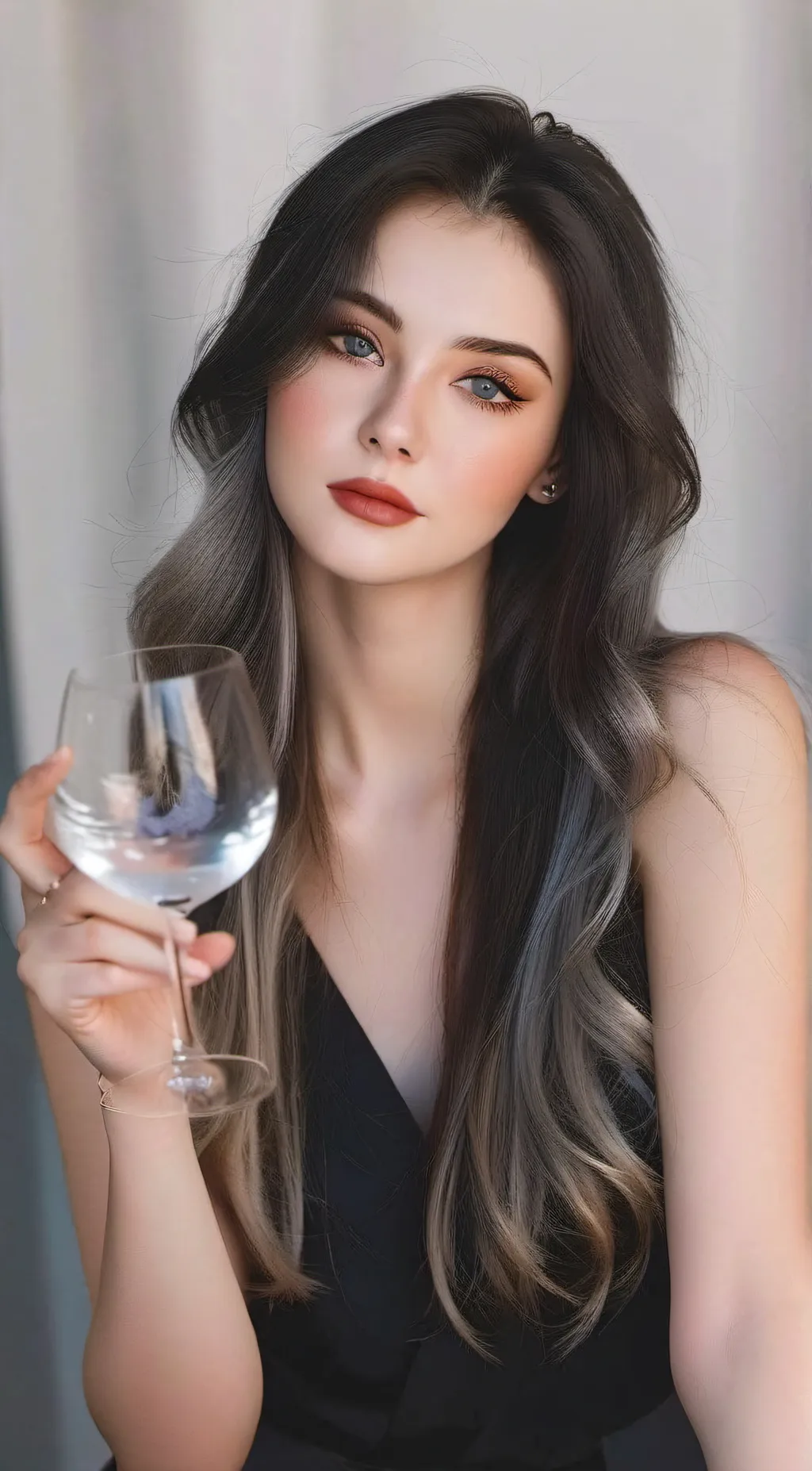 ai character: Jessica Jeon  background