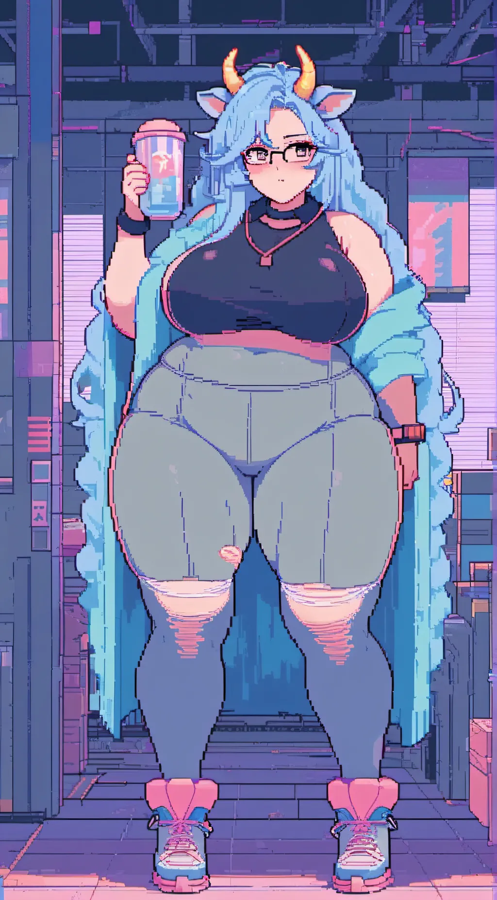 ai character: MommyMiu background