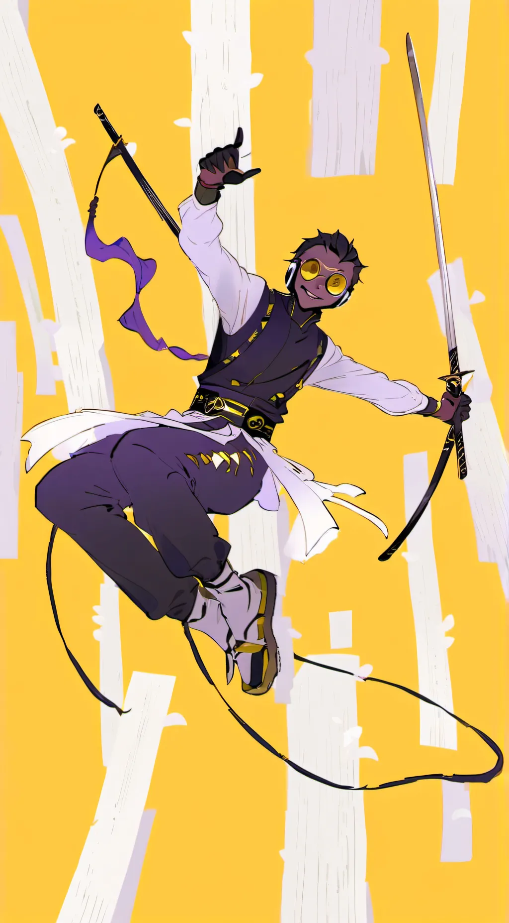 ai character: ninja willam afton background