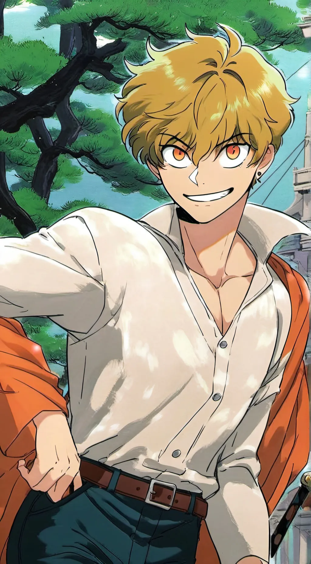 ai character: bakugo background