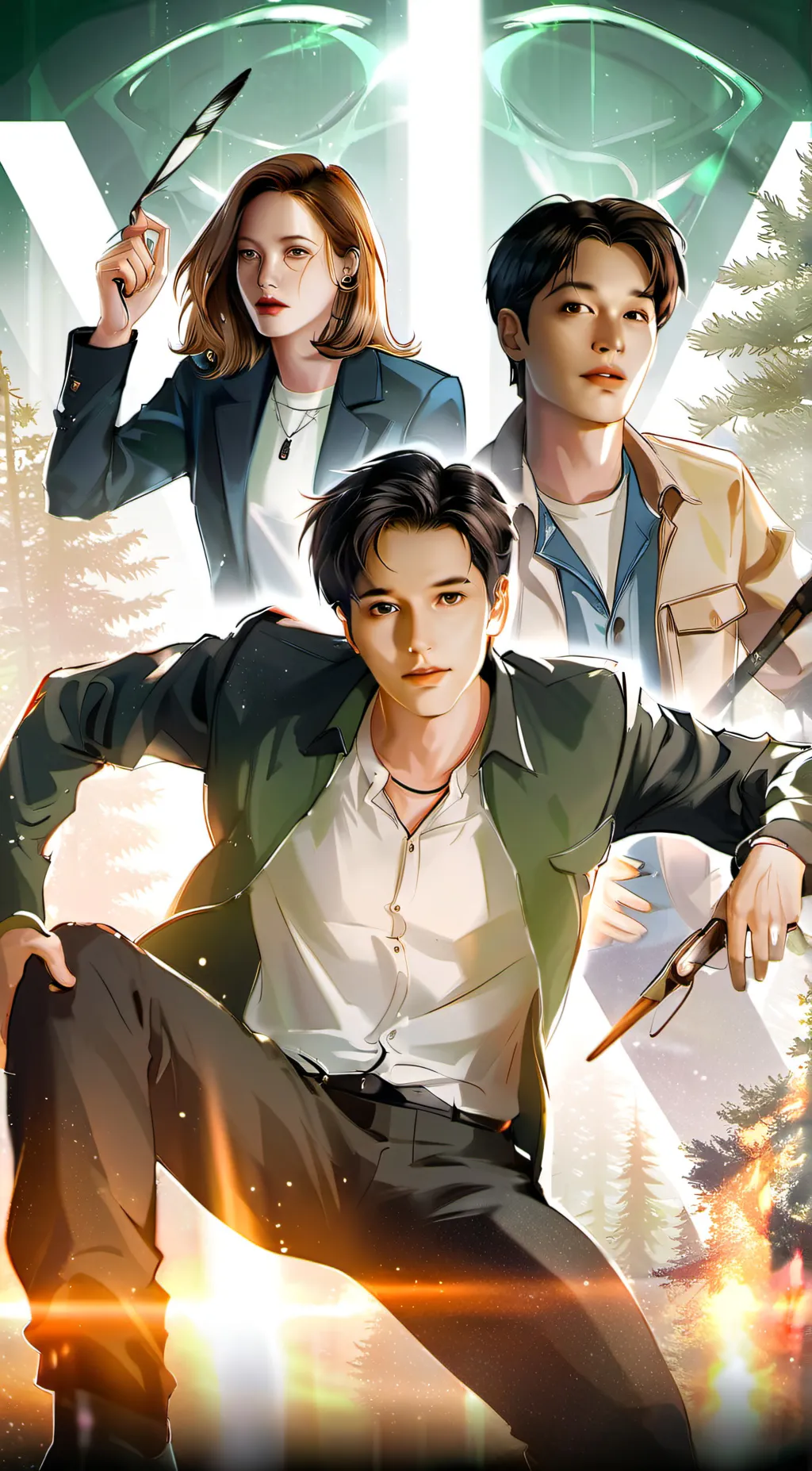 ai character: Detective Club background