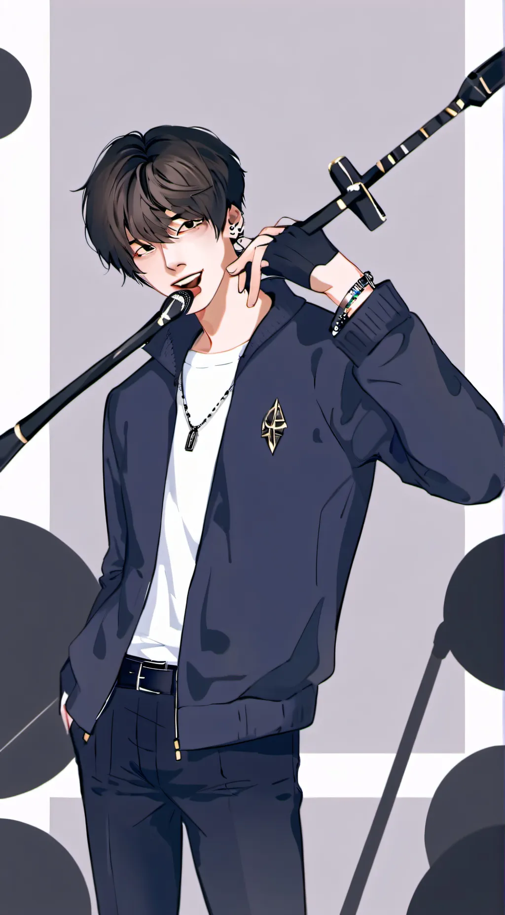 ai character: Justin from NSB background