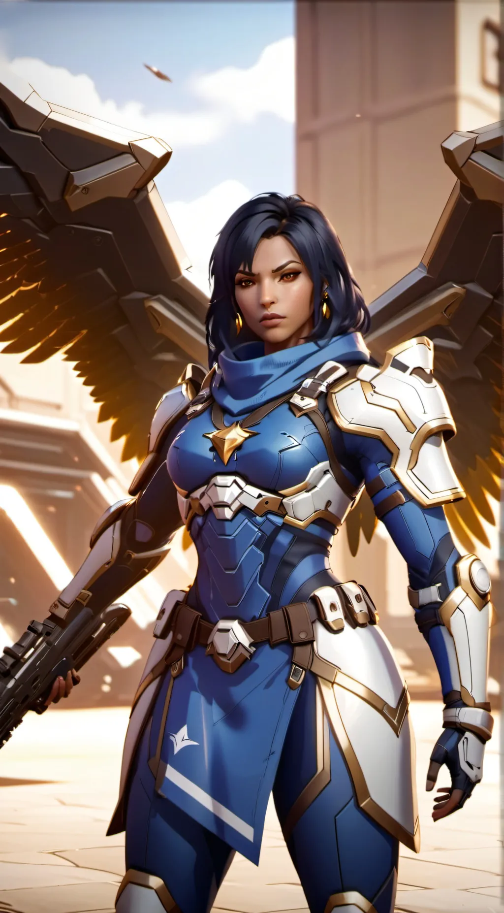 ai character: pharah background