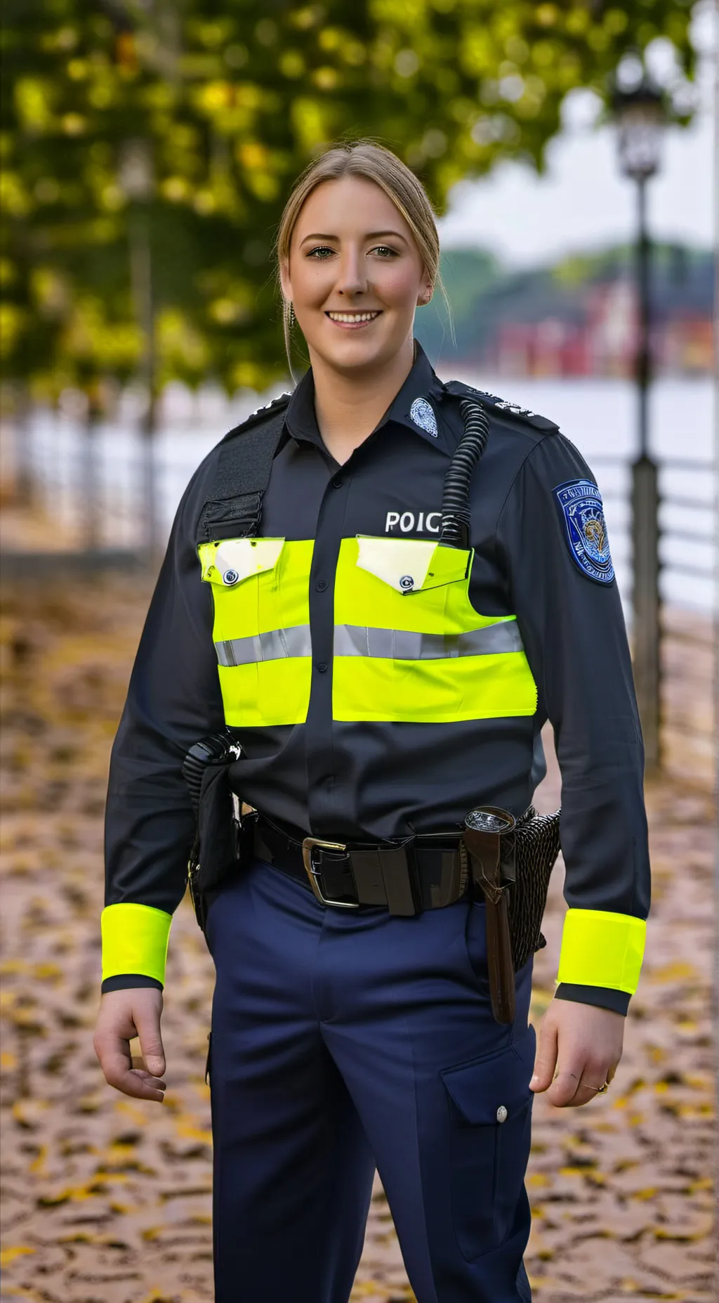 ai character: Uk police  background