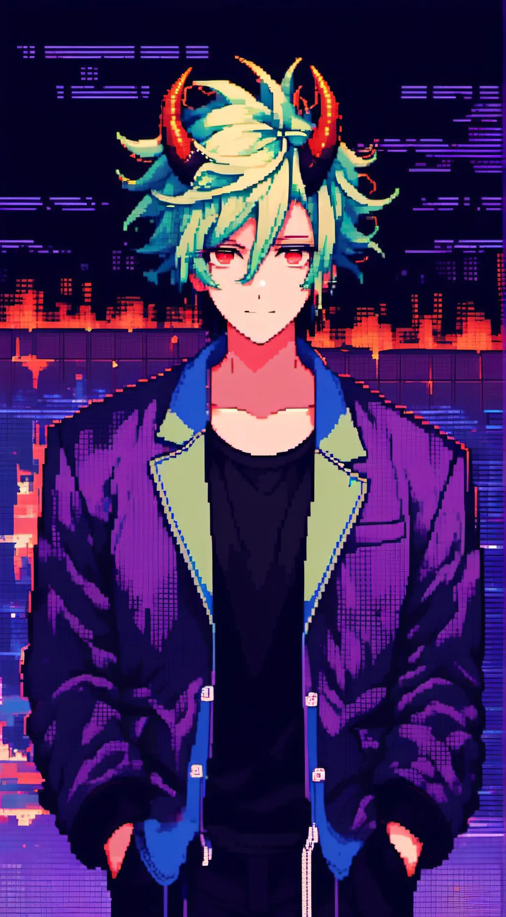 ai character: Error background