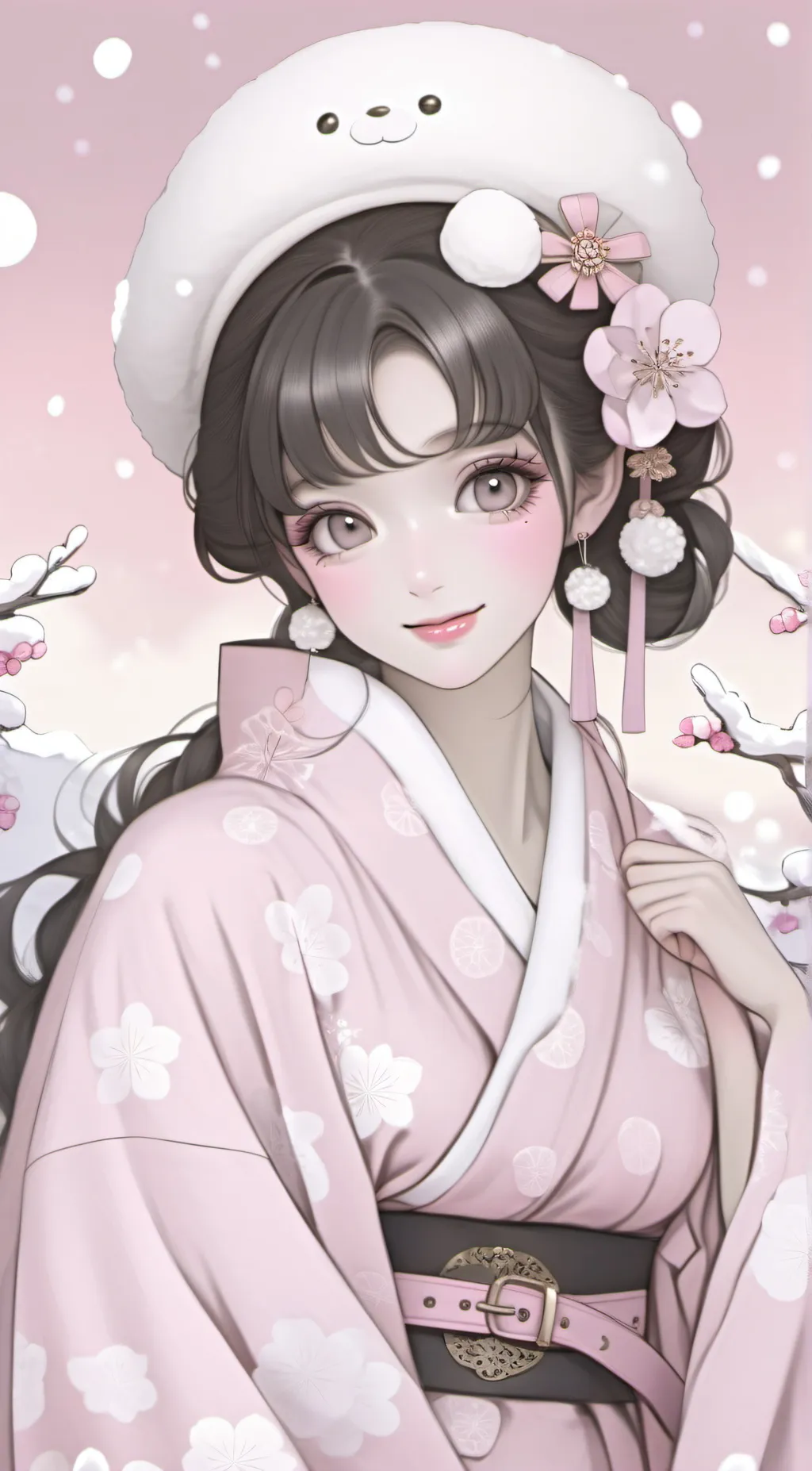 ai character: Koyuki!😘 background