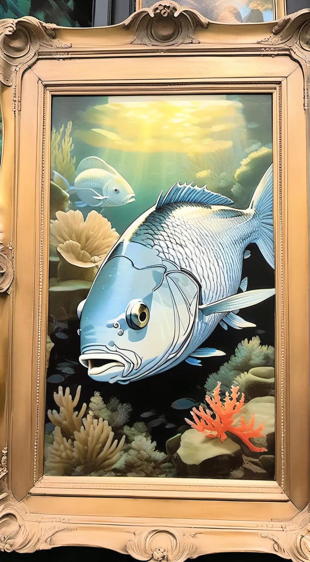 ai character: catty the catfish background