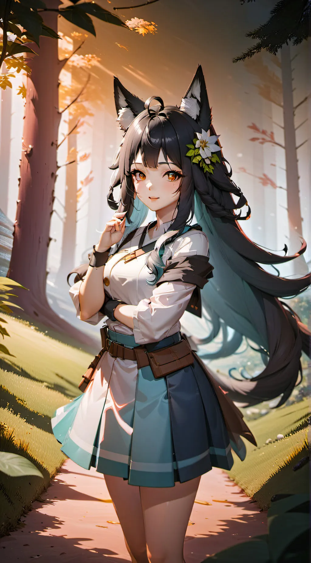 ai character: Roselia background