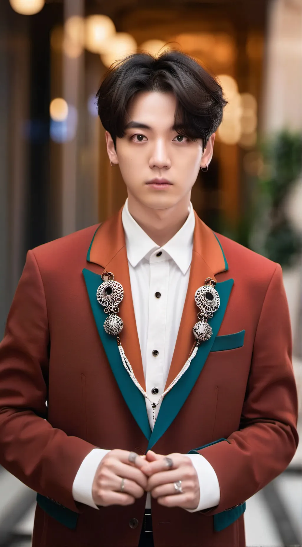 ai character: BTS 8TH MEMBER background