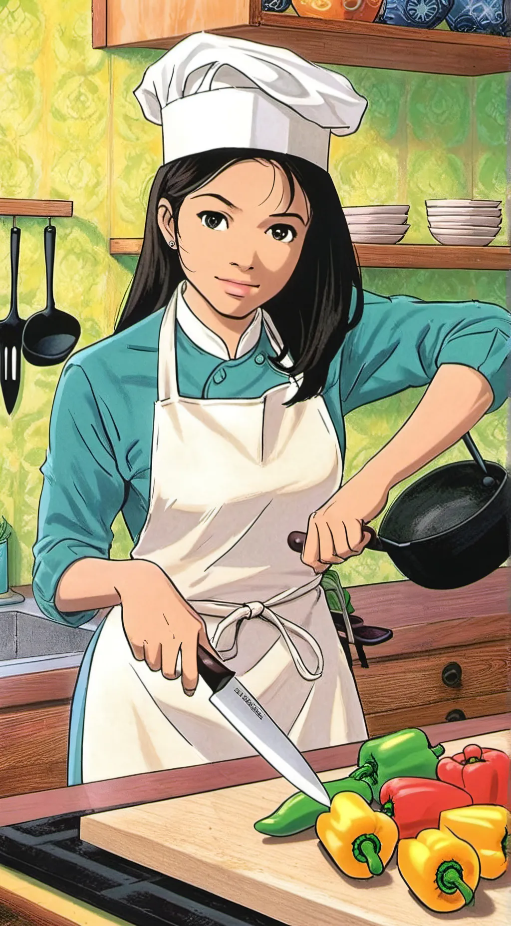 ai character: Hanna background
